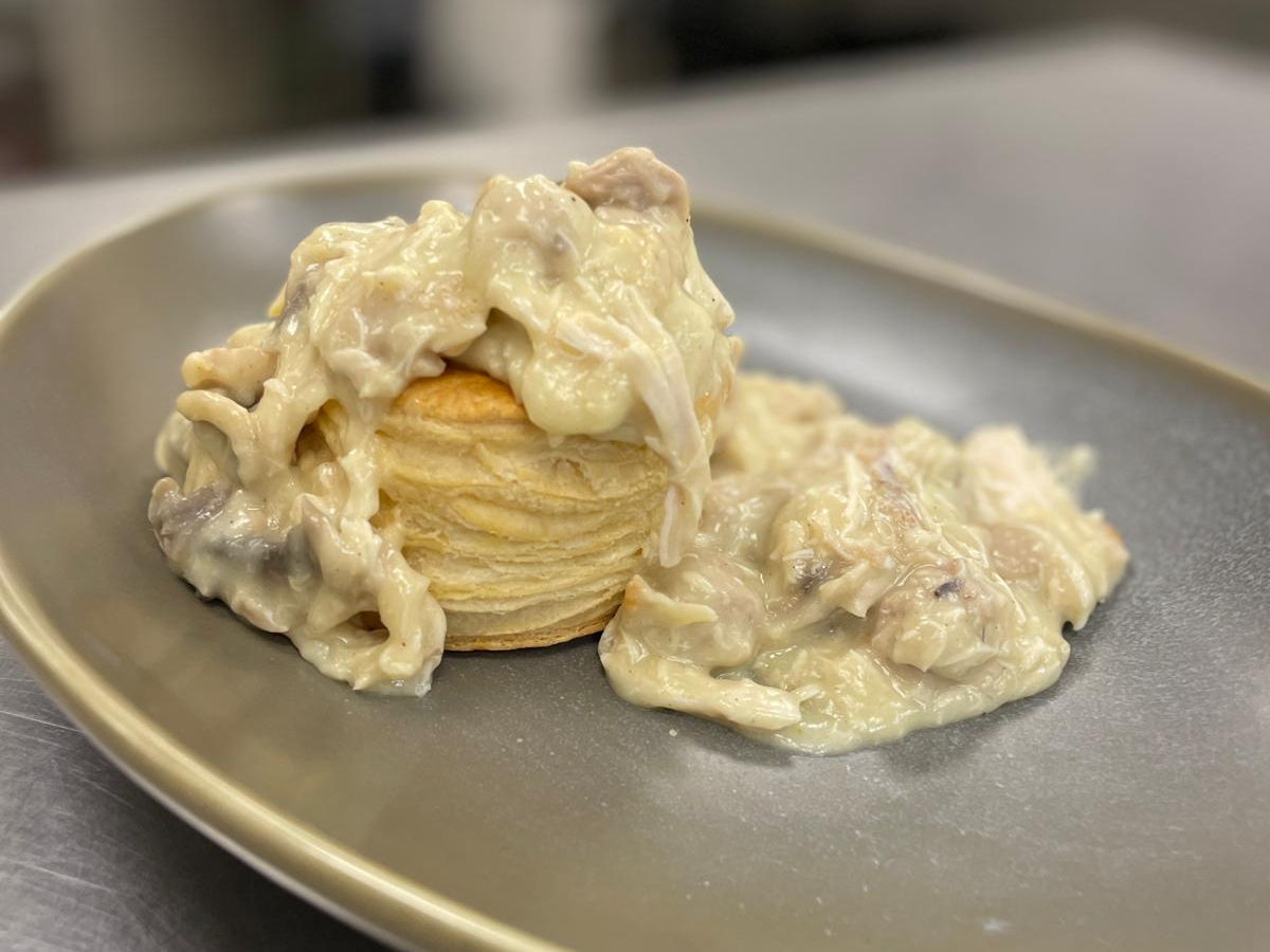 De eerste potjes vol-au-vent